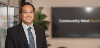 Community West Bank CEO, James Kim 